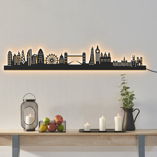 London - 90cm LED Glow Wall Art