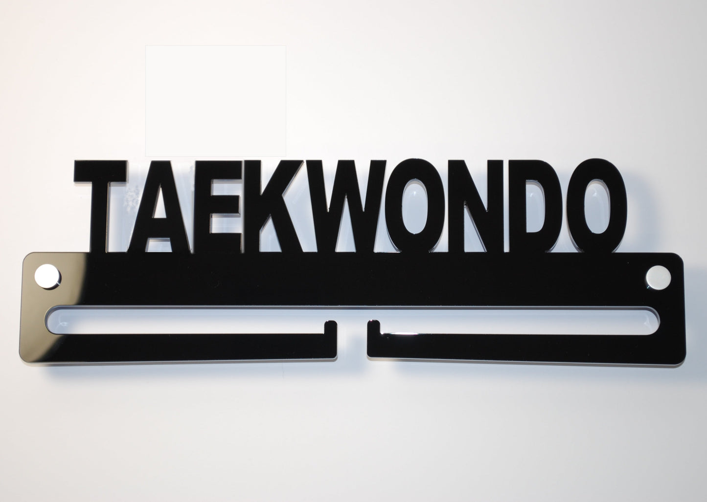 Medal Display Hanger Holder TAEKWONDO Black Acrylic