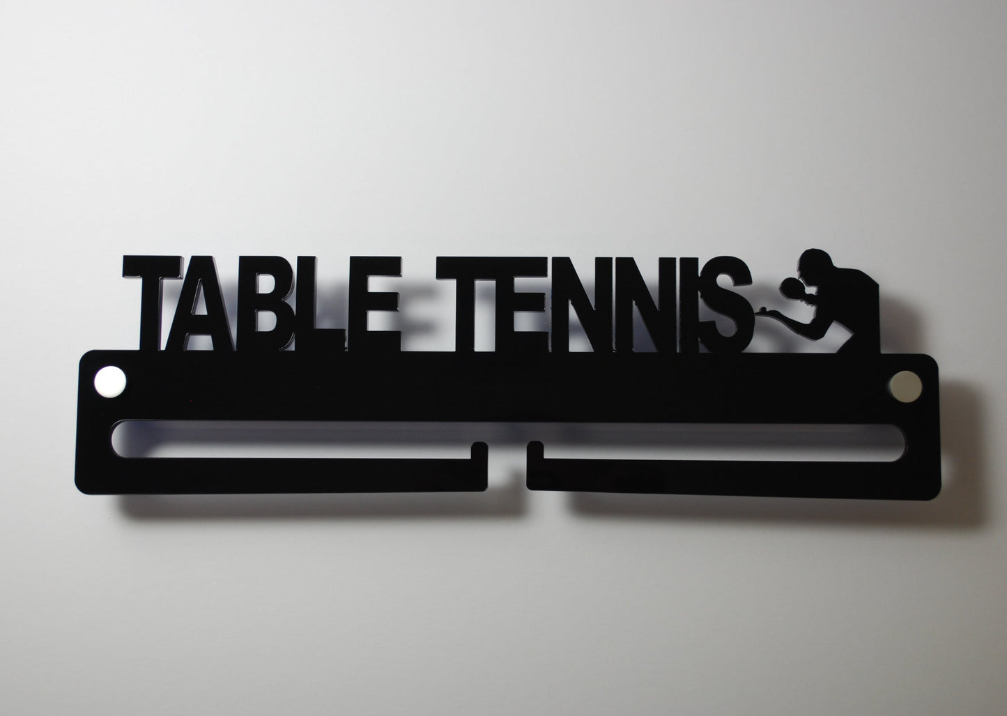 Medal Display Hanger Holder TABLE TENNIS Black Acrylic