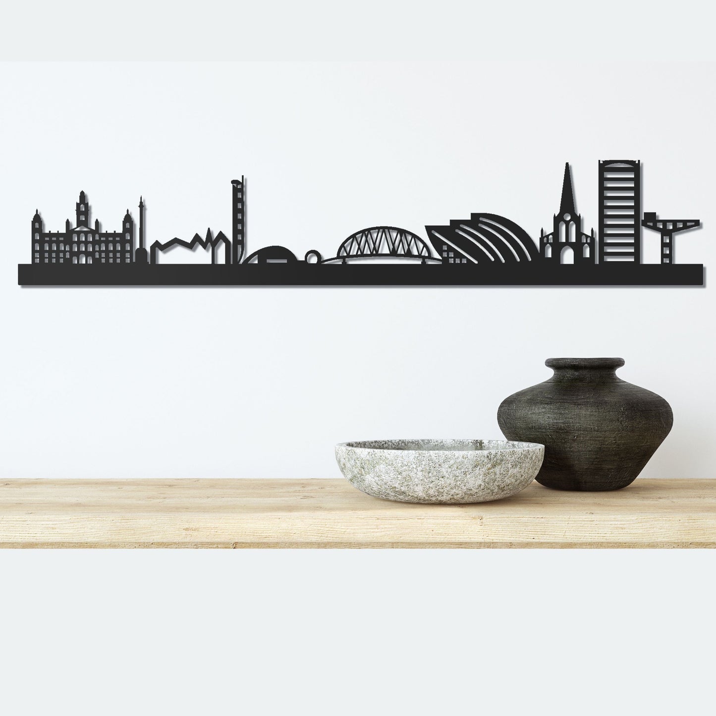 Glasgow - 90cm LED Glow Wall Art