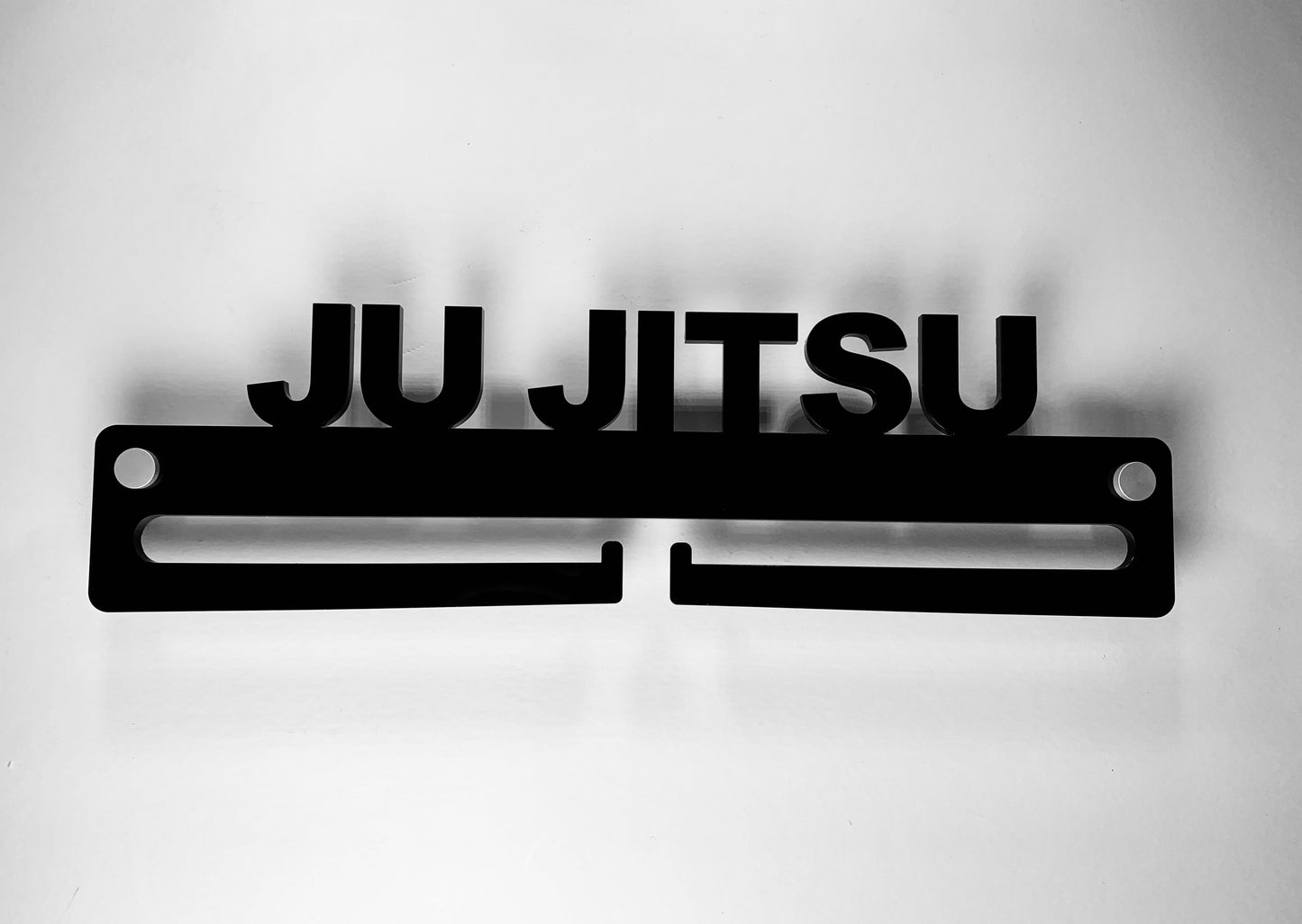 Medal Display Hanger Holder JIU JITSU Black Acrylic